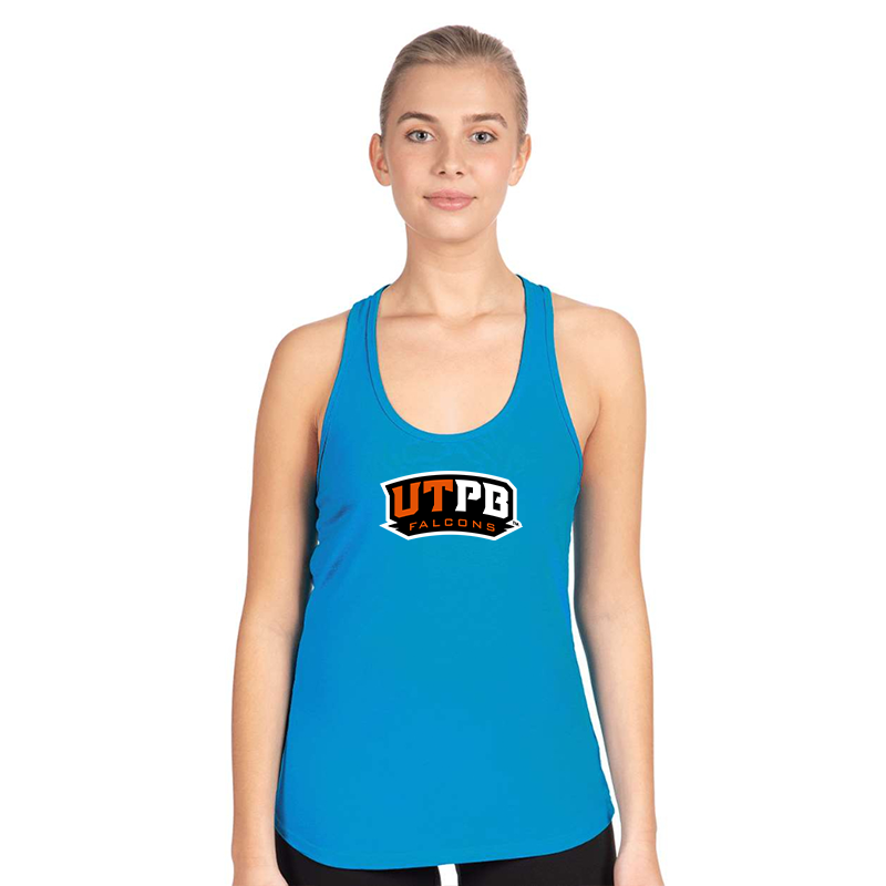 Women's  UTPB Falcons Next Level Ideal Racerback Tank